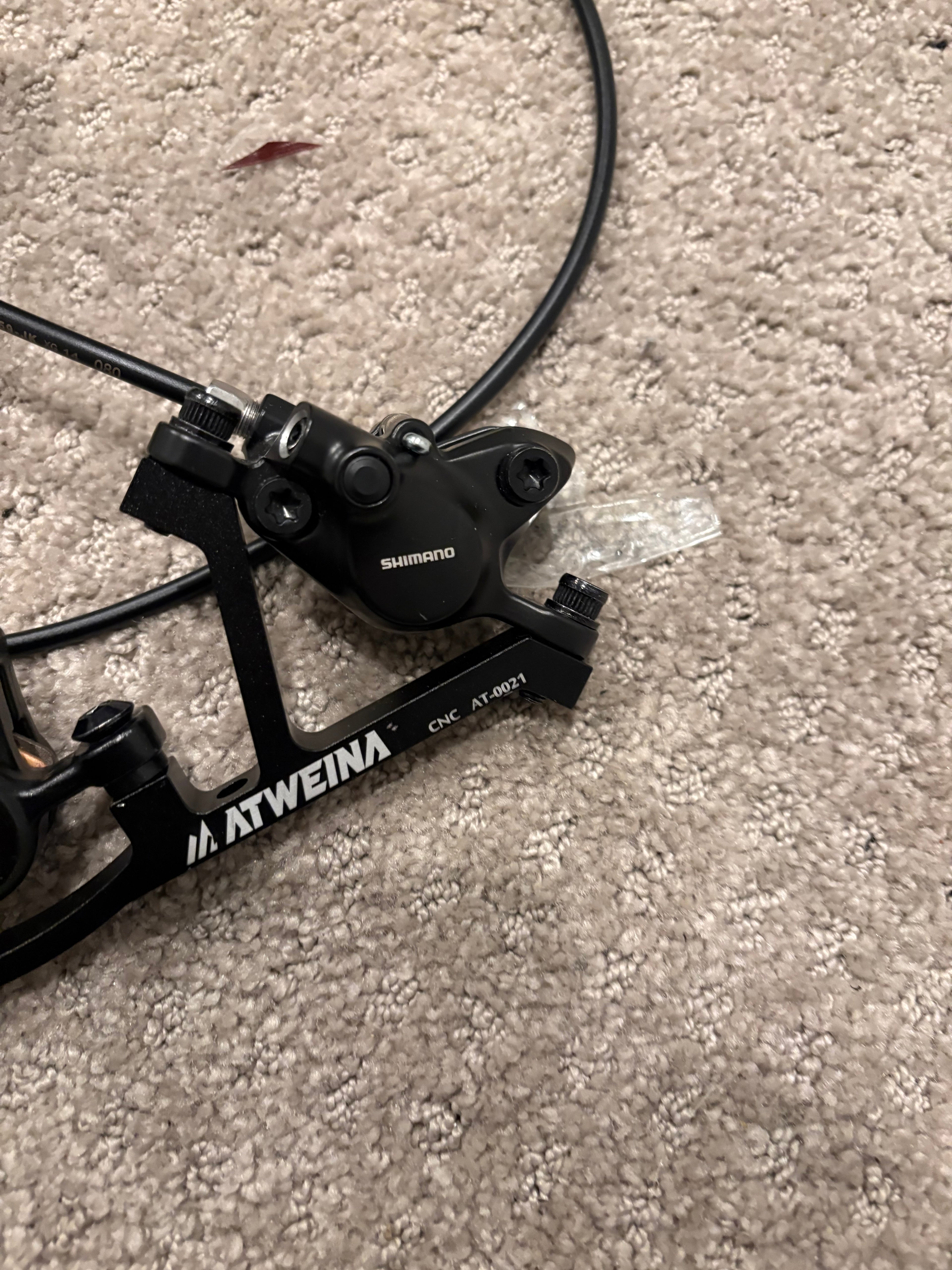 Super 73 moto style peg foot break