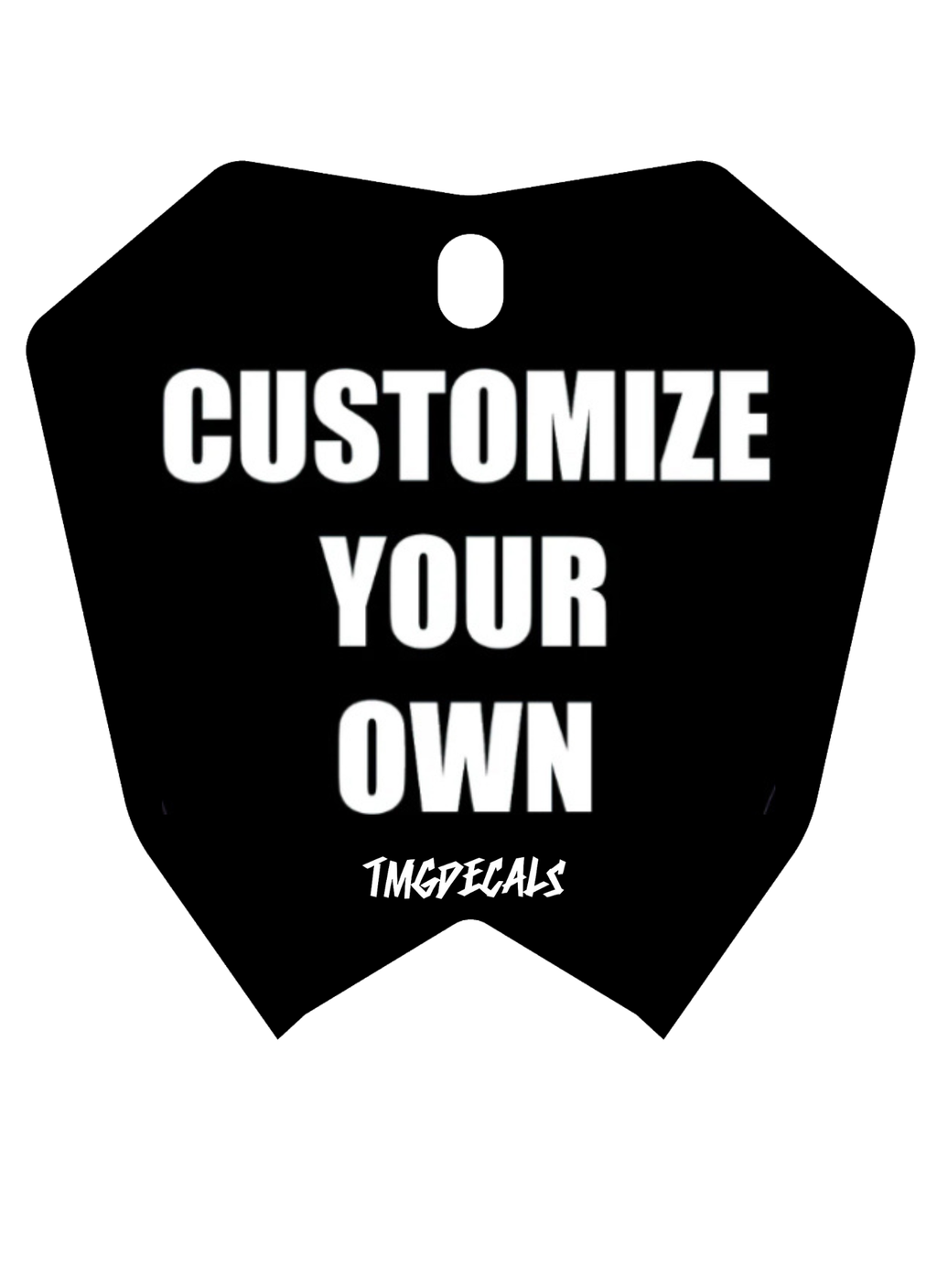 Custom Rtr Numberplate Decal