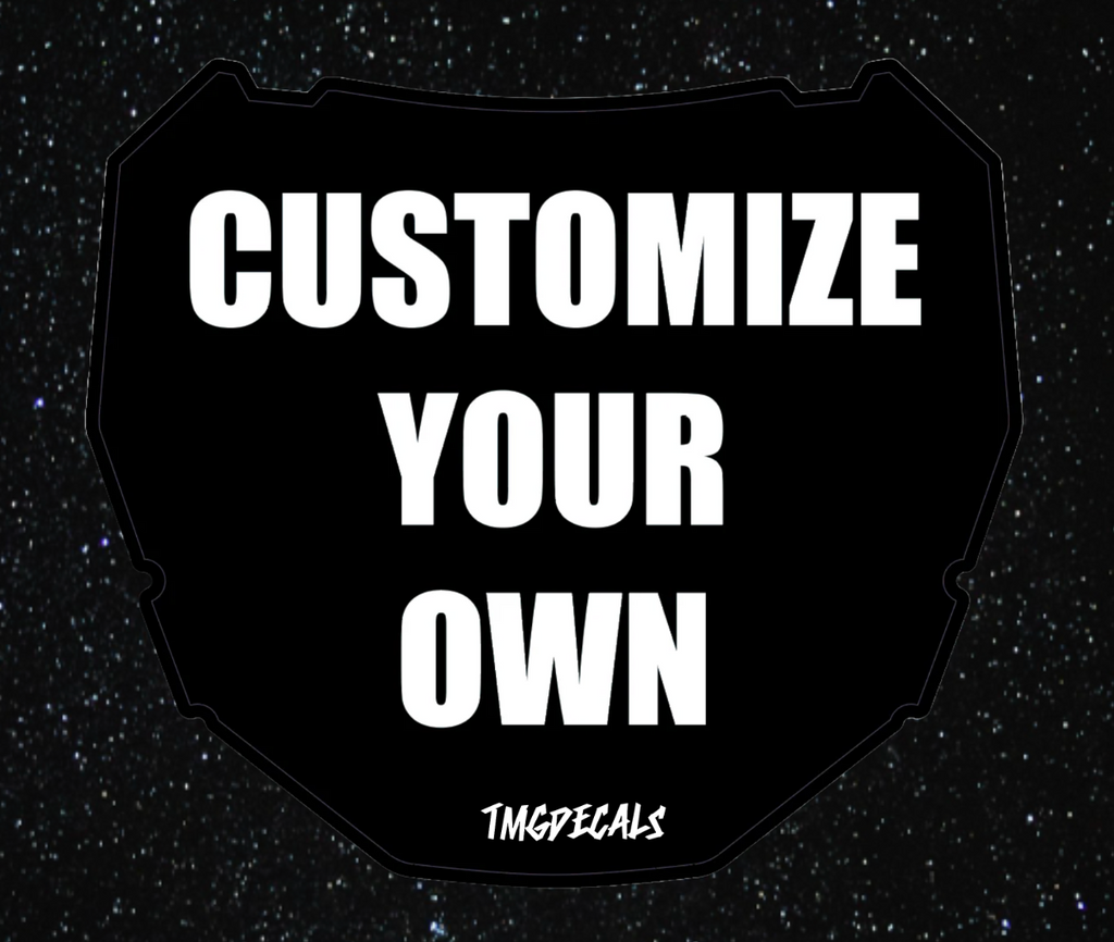 Custom Odi Plate Decal