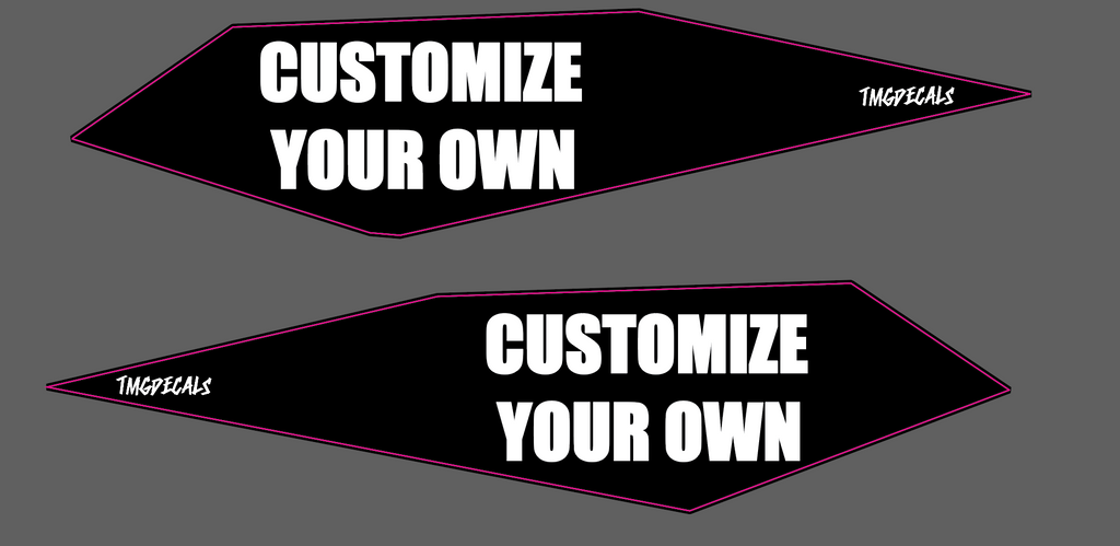 Suron and Eride Pro 3.0 Side fenders with pre installed decal