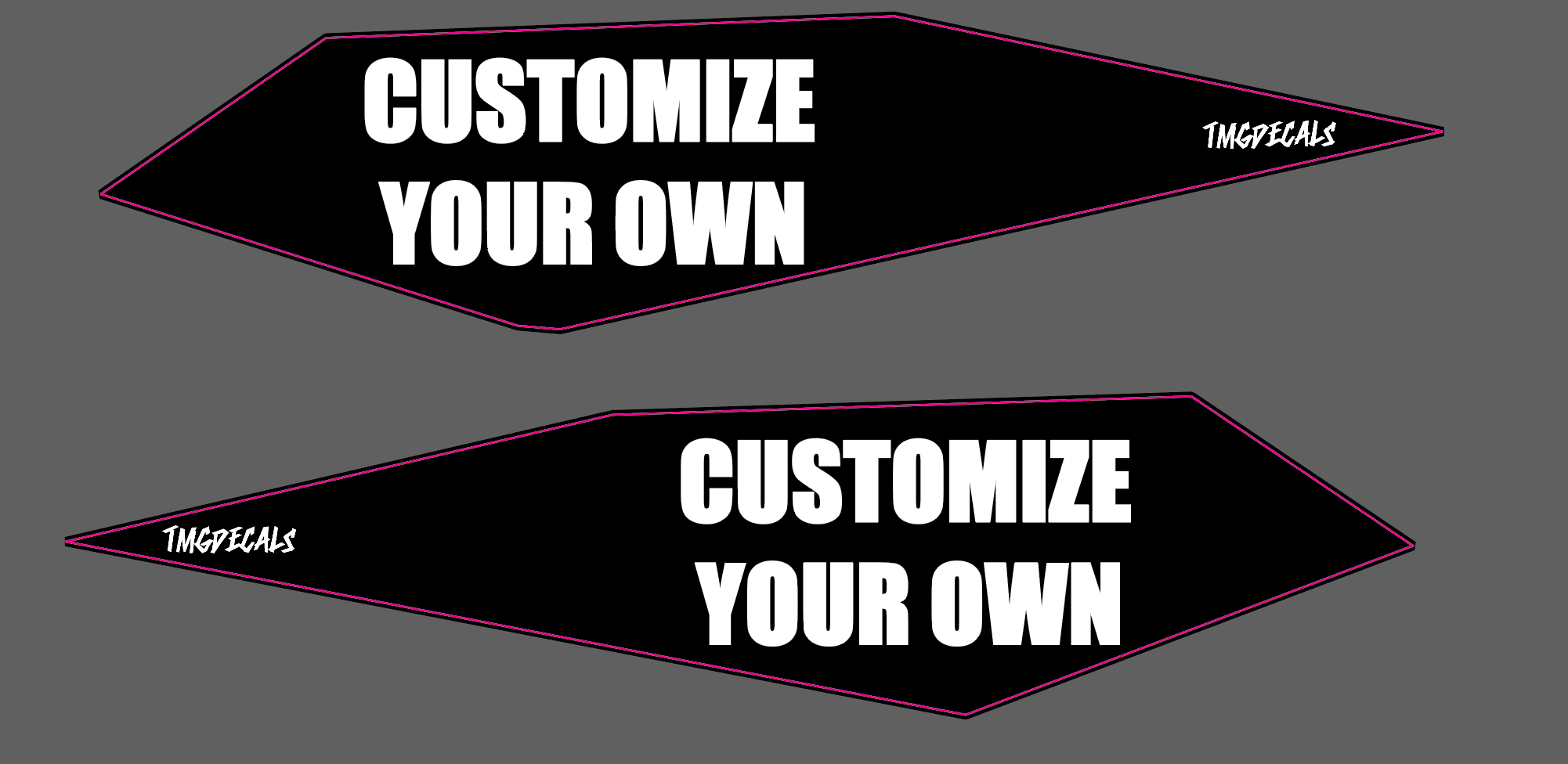 Suron and Eride Pro 3.0 Side fenders with pre installed decal