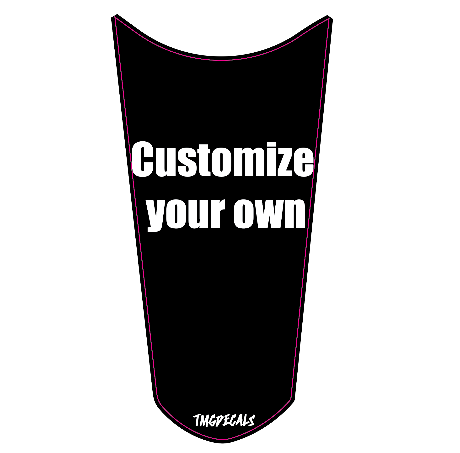 Soleil Supplies Rear Fender Decal (upgraded tutio fender)