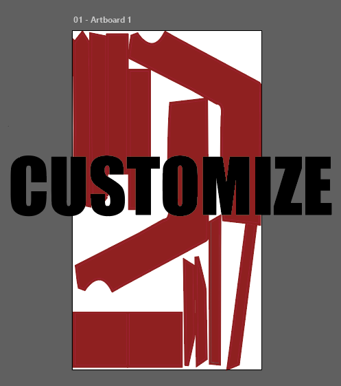 Customizable Tuttio Frame Decals