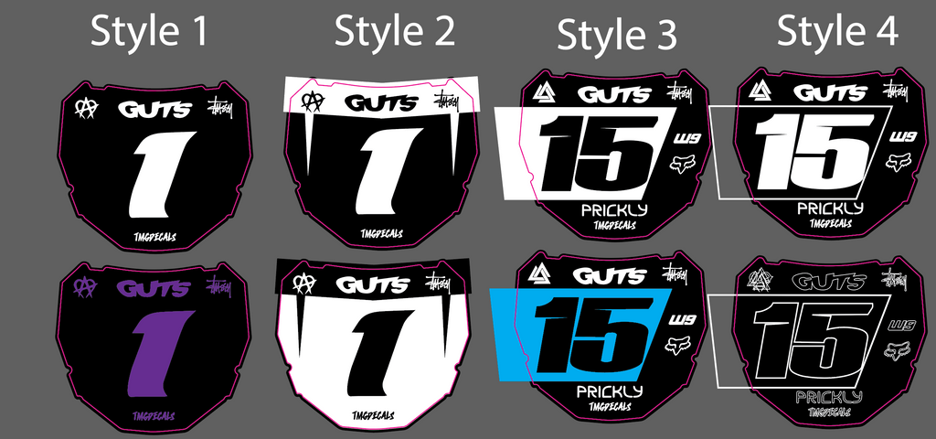 Custom Odi Plate Decal