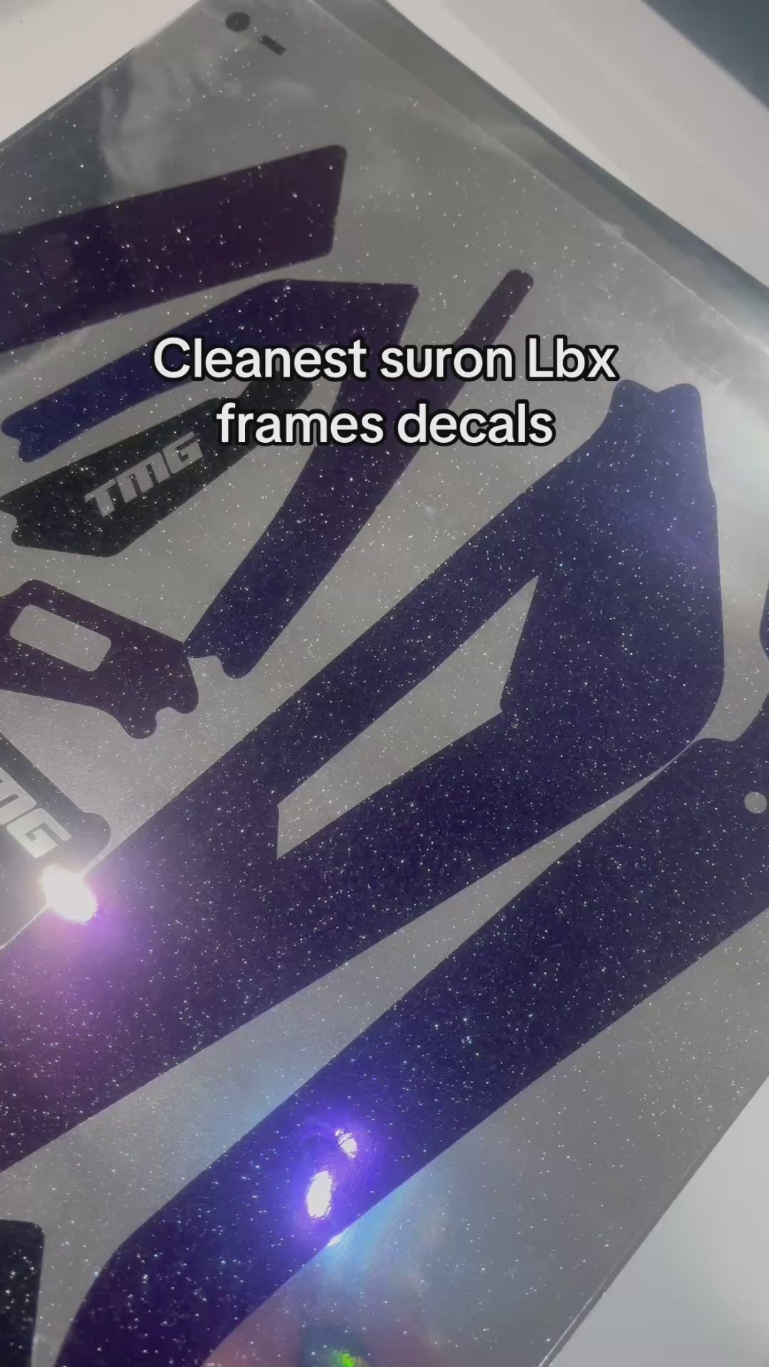 Suron Light bee Frame Decals (Cheap PowderCoat)